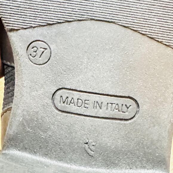 Emanuele Crasto Boots Womens 7 Black Leather Chelsea Classic Pull On Italy - Picture 10 of 11